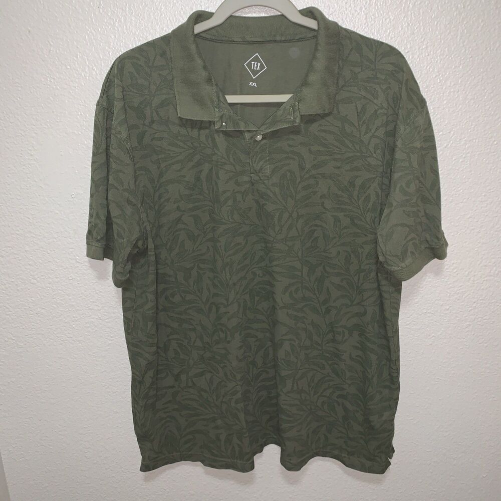 Tex Men’s Polo Shirt Size XXL Green